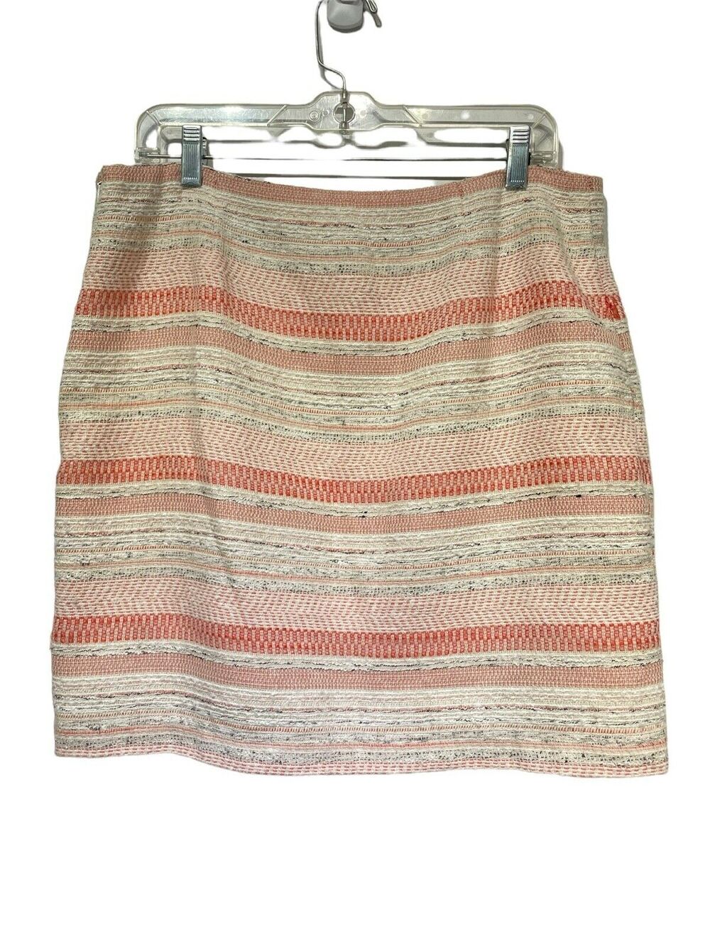 katherine barclay orange beige threaded mini skirt Size 10